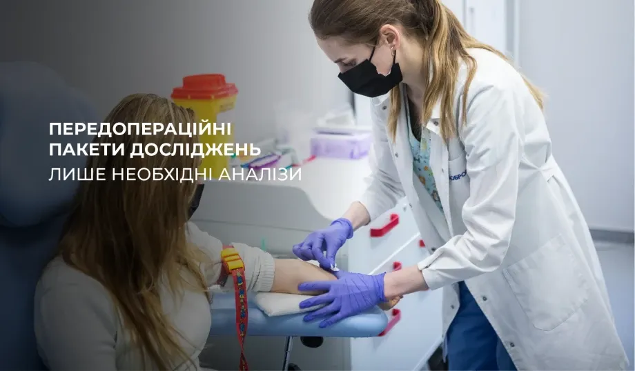 Передопераційні пакети досліджень — нічого зайвого