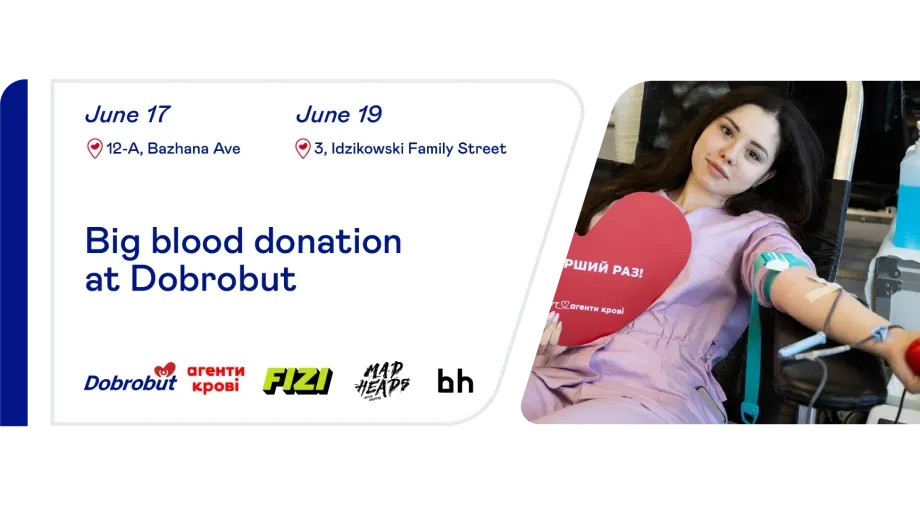 Dobrobut and Blood Agents Organize a Large Blood Donation Drive