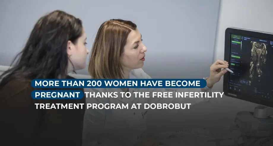 More than 200 women have become pregnant thanks to the free infertility treatment program at “Dobrobut”